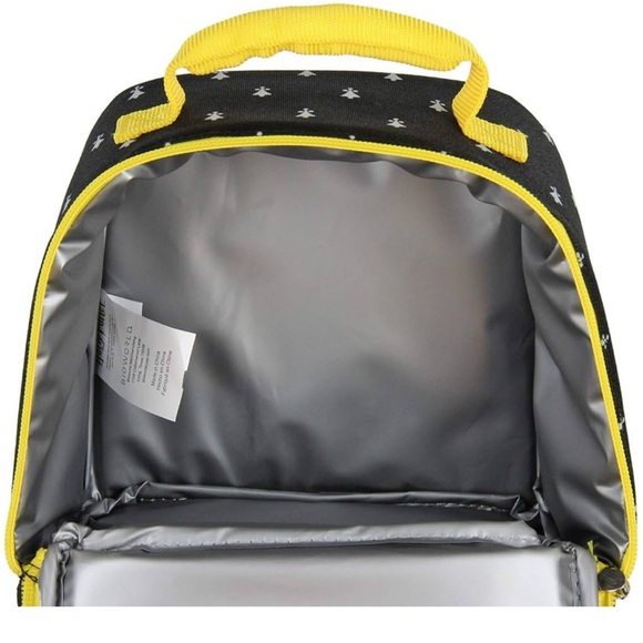 Harry Potter Hufflepuff Crest Dual Compartment Lunch Bag Tote - Picture 5 of 6